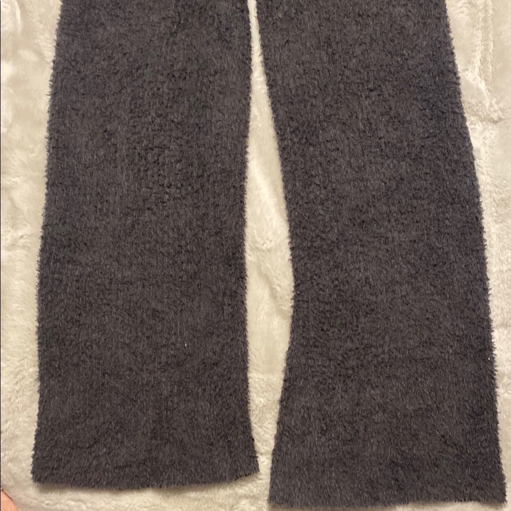 NWOT Aerie Cozy Gray Woman’s Fleece Pants - Picture 3 of 10